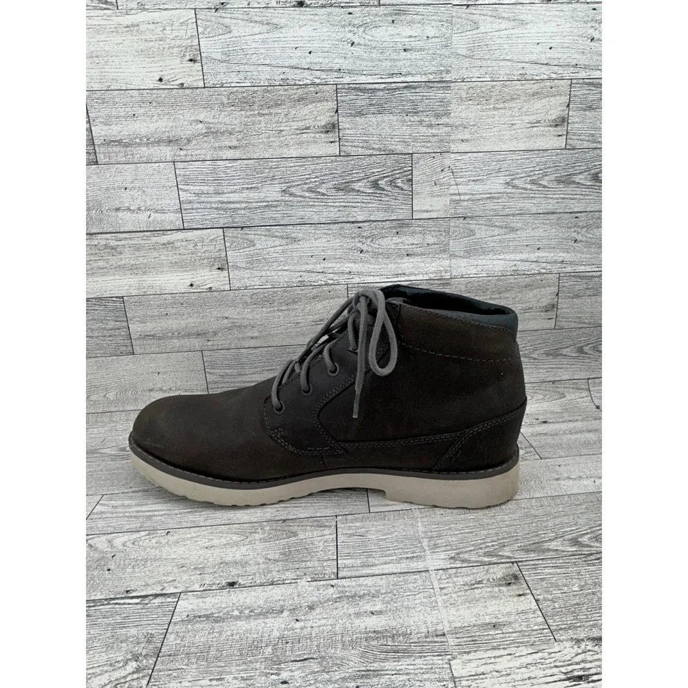 Teva Durban‎ Mens Dark Brown Leather Chukka Boots Size 11 1008302